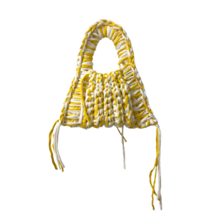 The Milano Mini Bag Yellow White